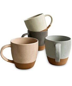 Mora Ceramic Large Latte Mug Set